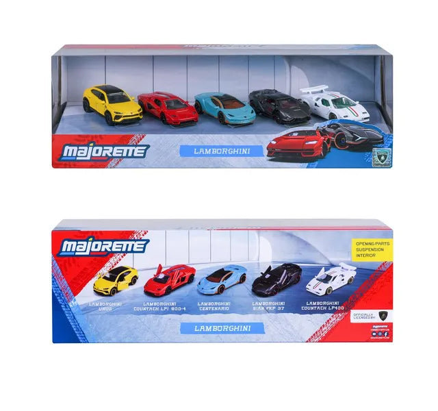 Buy Majorette Lamborghini Car Set Pack of 5 | Yallatoys.com