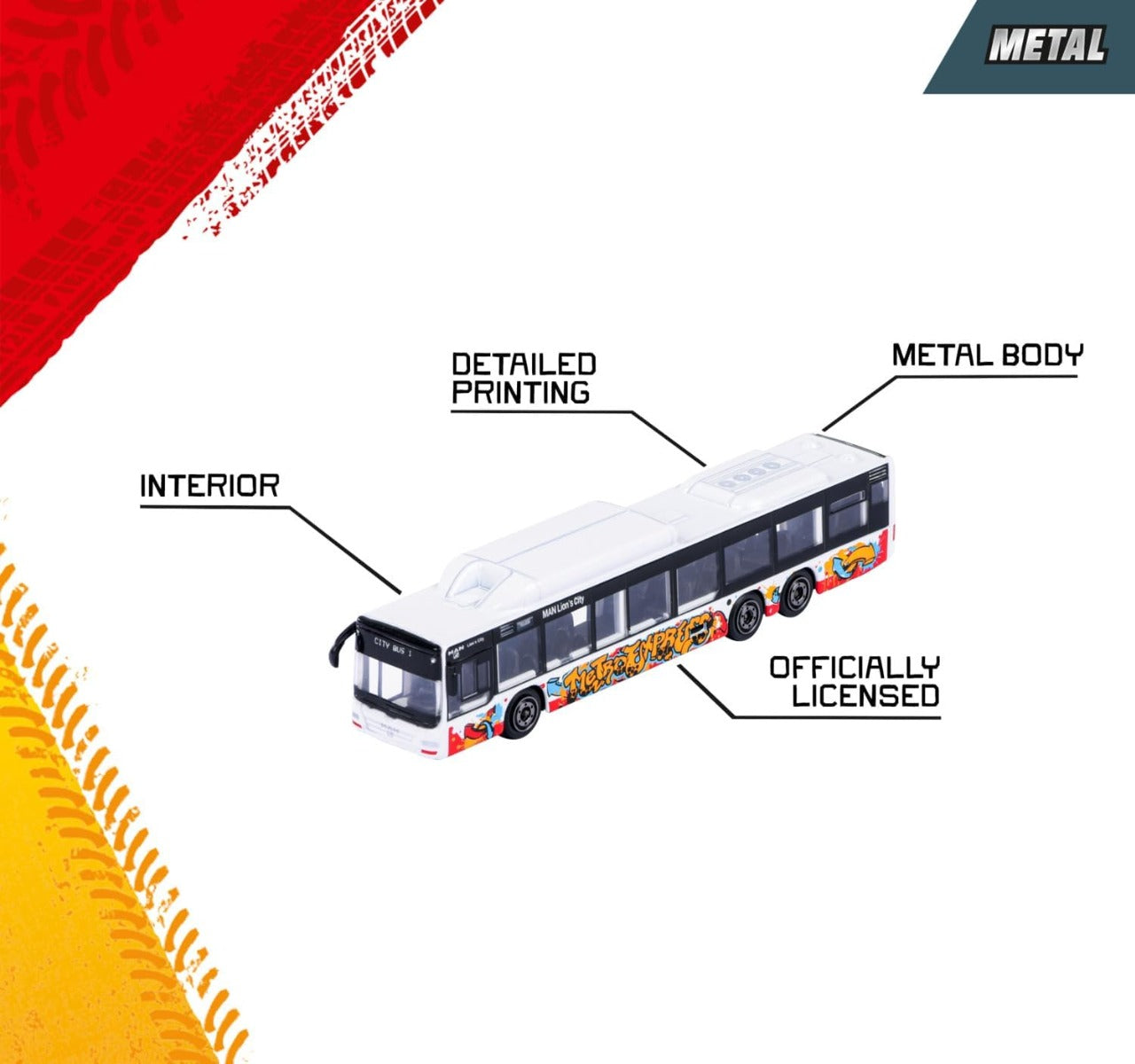 Buy Majorette City MAN Bus (Sold Separately Subjected to Availability) | Yallatoys.com