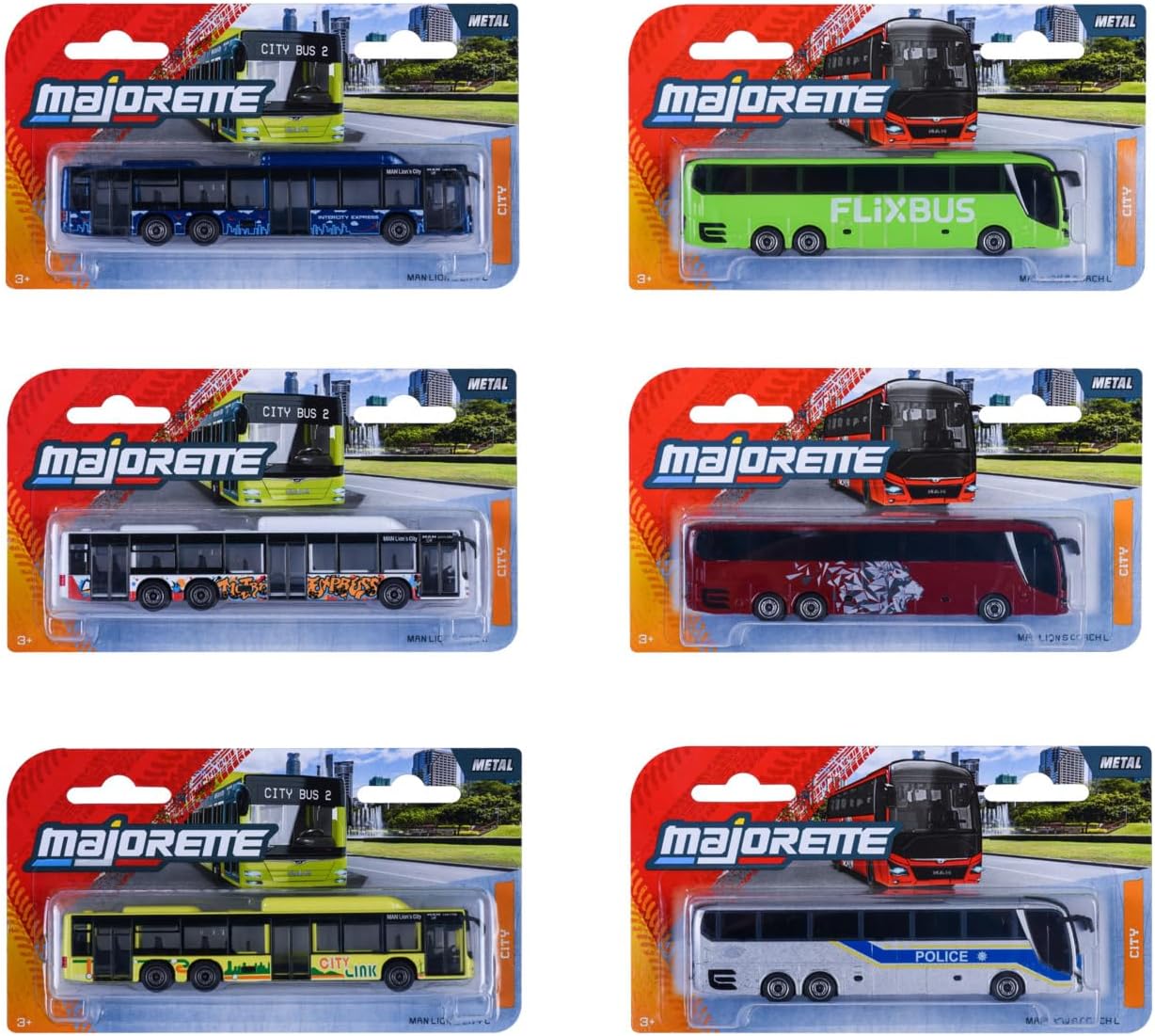 Buy Majorette City MAN Bus (Sold Separately Subjected to Availability) | Yallatoys.com