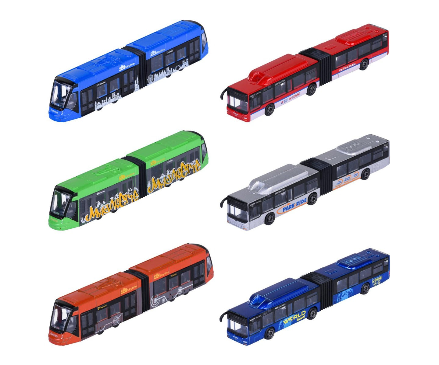 Buy Majorette City Bus MAN and Avenio Tram (Sold Separately Subjected to Availability) | Yallatoys.com