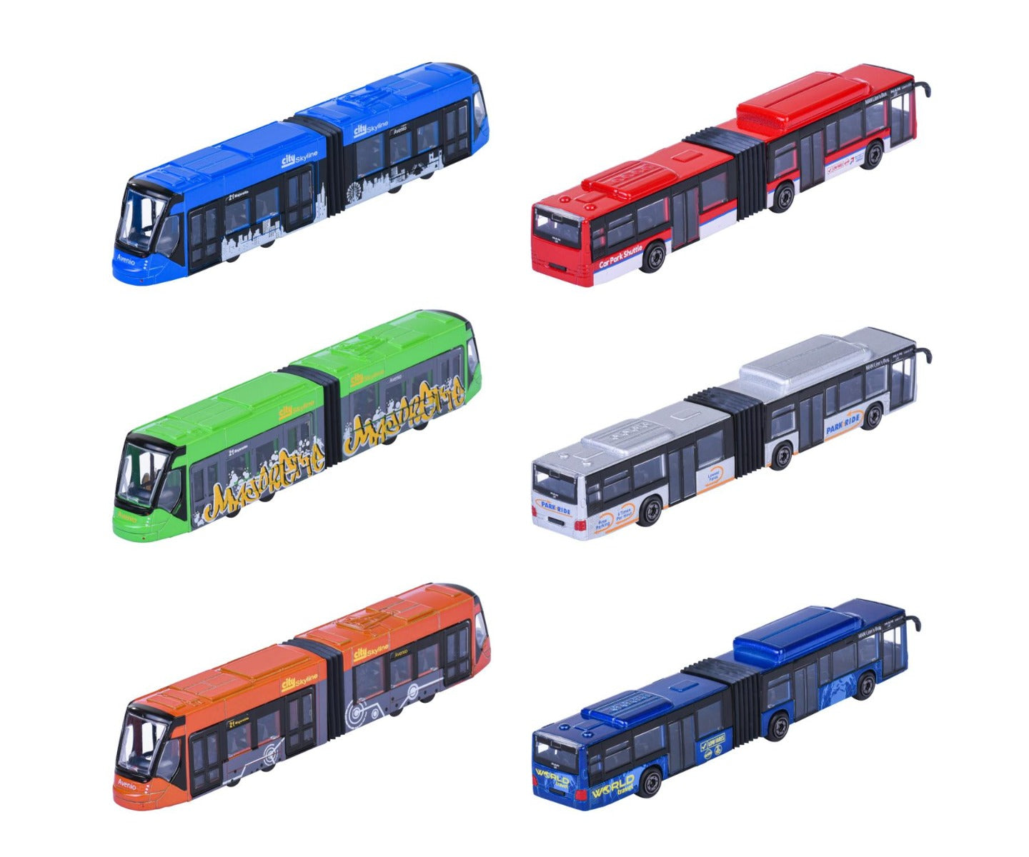 Buy Majorette City Bus MAN and Avenio Tram (Sold Separately Subjected to Availability) | Yallatoys.com
