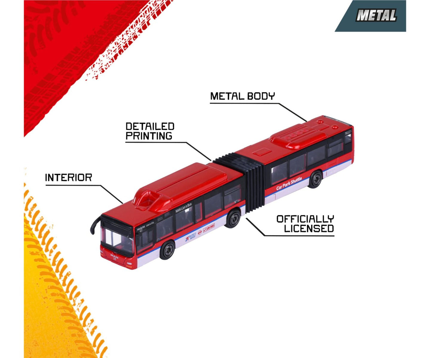 Buy Majorette City Bus MAN and Avenio Tram (Sold Separately Subjected to Availability) | Yallatoys.com