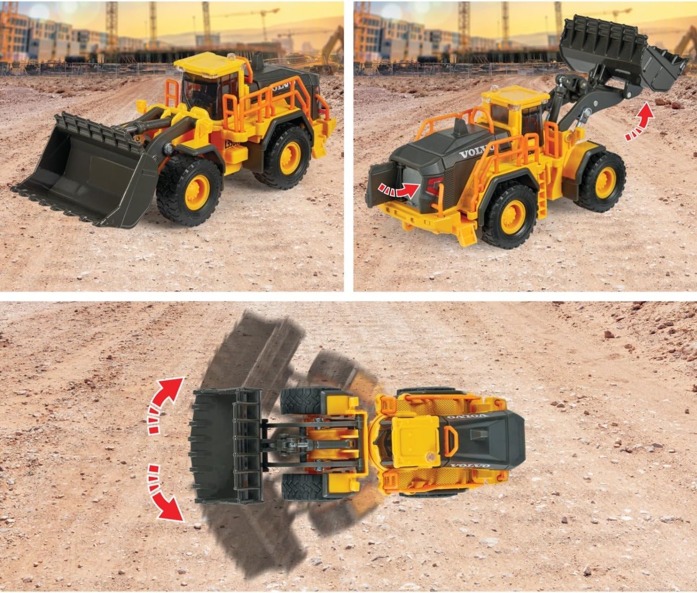 Buy Majorette Volvo Wheel Loader | Yallatoys.com