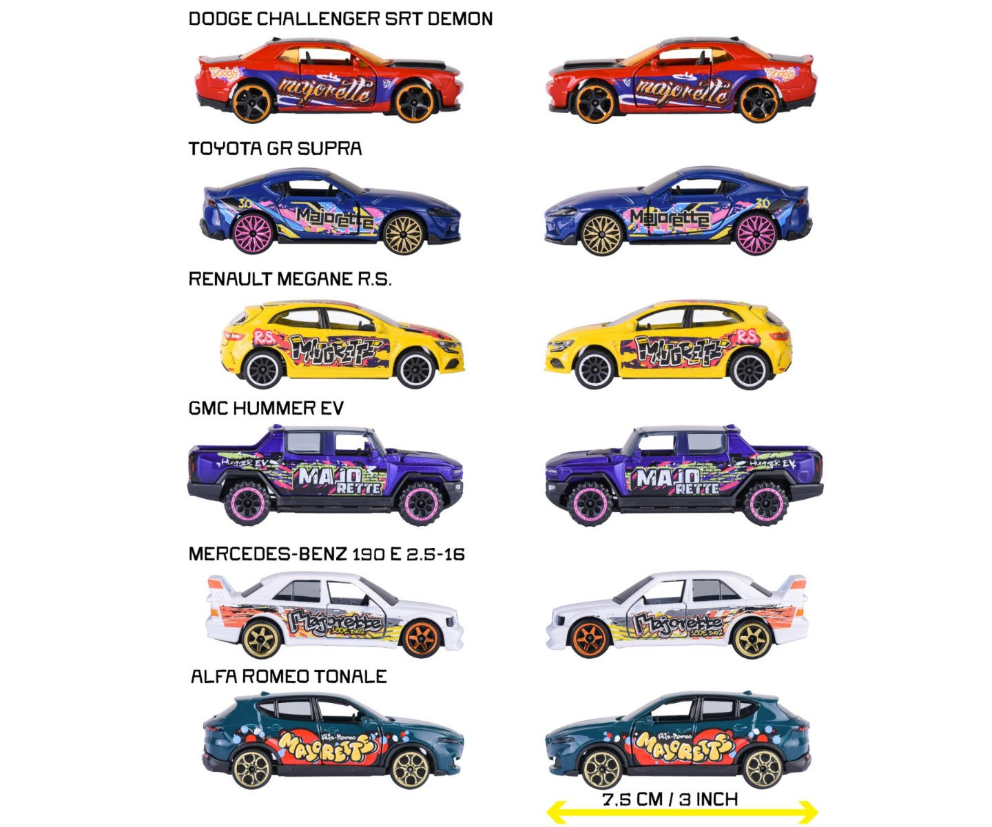 Buy Majorette Graffiti Premium Cars (Sold Separately Subjected to Availability) | Yallatoys.com