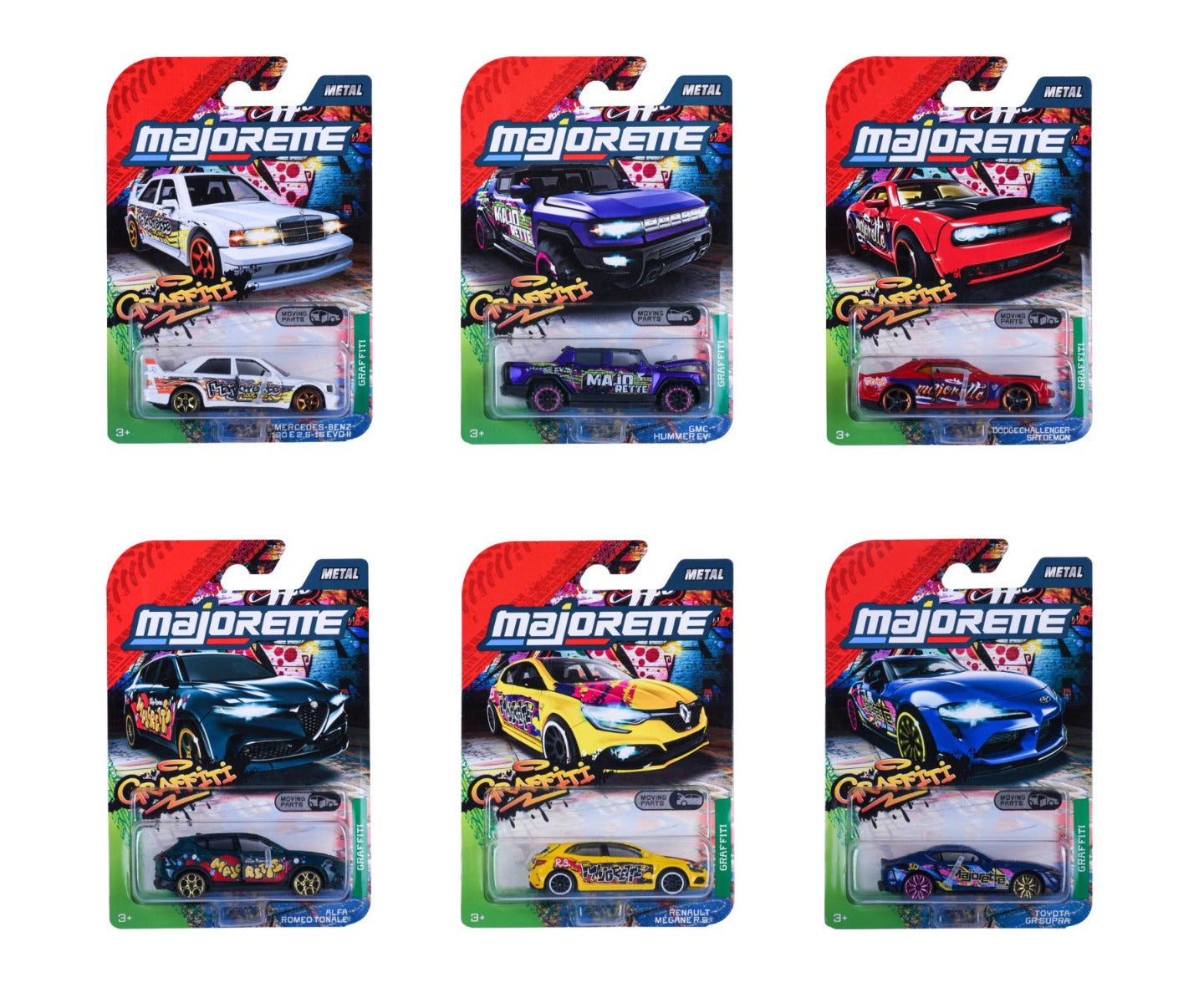 Buy Majorette Graffiti Premium Cars (Sold Separately Subjected to Availability) | Yallatoys.com
