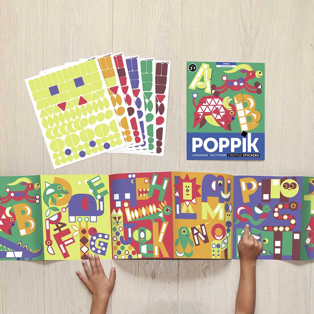 Buy Poppik My Sticker Mosaic ABC | Yallatoys.com