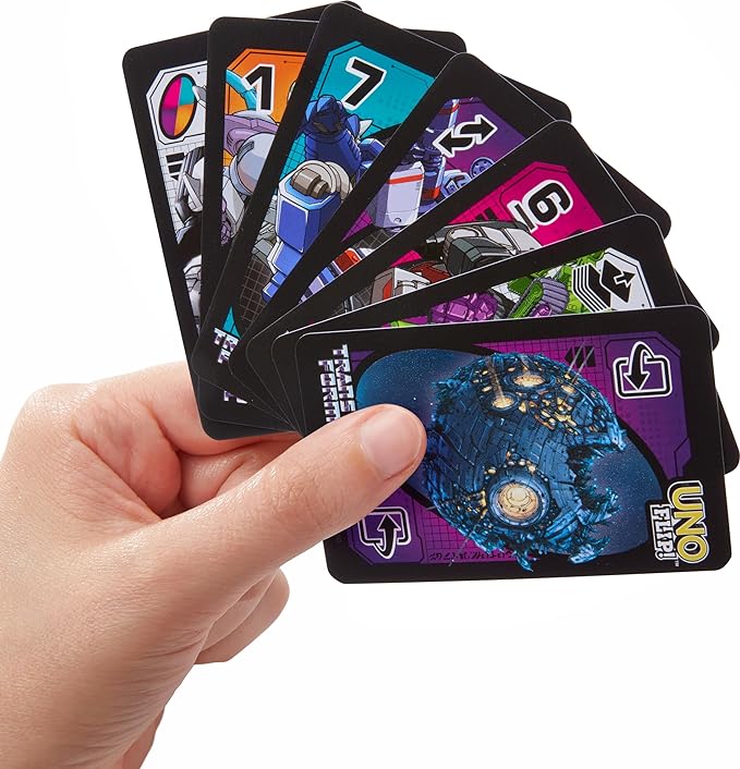 Buy Mattel UNO Flip Transformers Card Game | Yallatoys.com