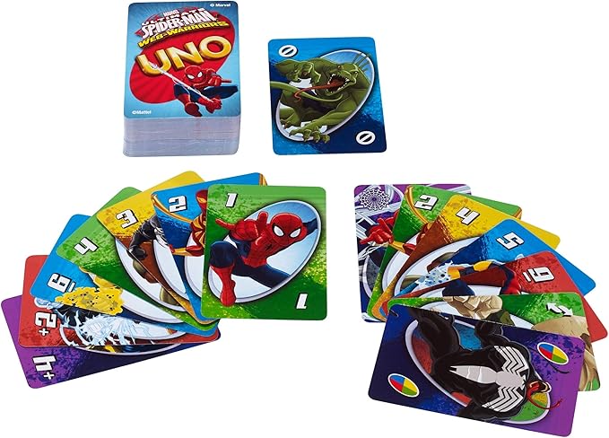 Buy Mattel UNO Spiderman Card Game | Yallatoys.com