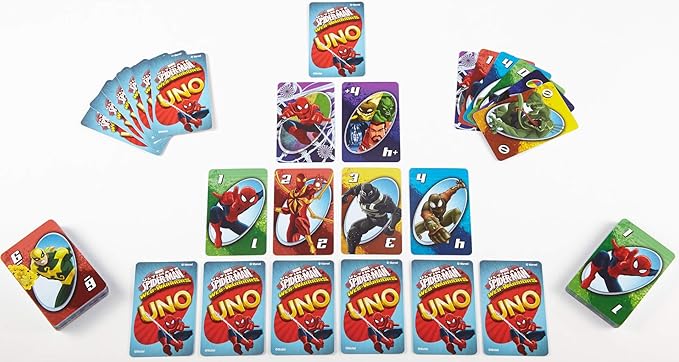 Buy Mattel UNO Spiderman Card Game | Yallatoys.com