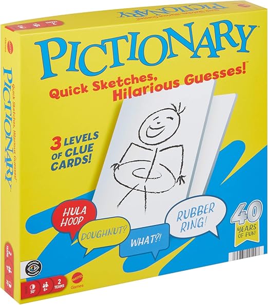 Buy Mattel Games Pictionary Family Board Game | Yallatoys.com