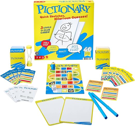Buy Mattel Games Pictionary Family Board Game | Yallatoys.com