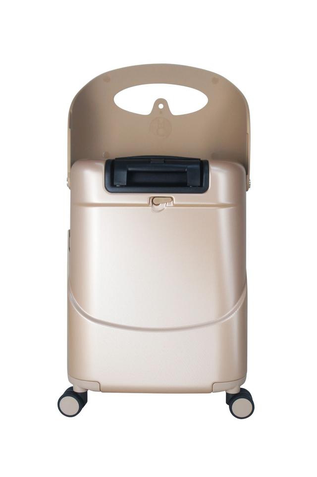 Miamily Carry On Luggage Cobalt Metallic Gold 18inch