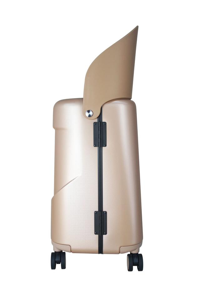 Buy Miamily Carry On Luggage Cobalt Metallic Gold 18inch | Yallatoys.com