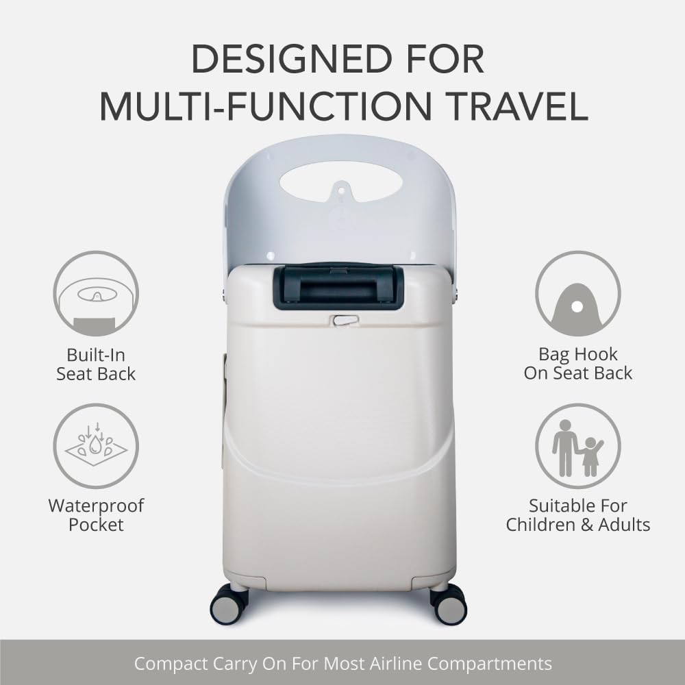 Buy Miamily Carry On Luggage Mist Grey 18inch | Yallatoys.com