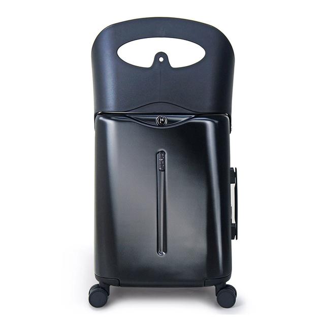 Miamily Carry On Luggage Cobalt Midnight Black 18inch