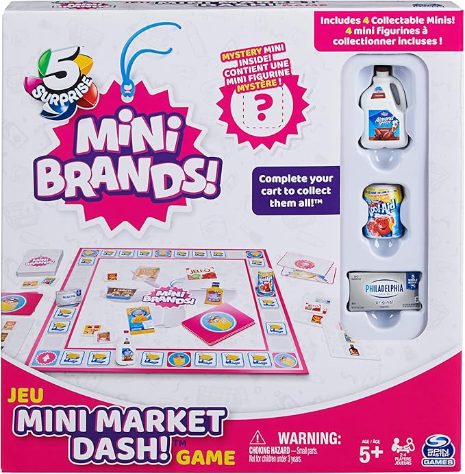 Buy Mini Brands Mini Market Dash Food Game | Yallatoys.com