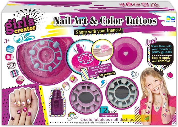Buy Girls creator nail art studio endless nail designs | Yallatoys.com