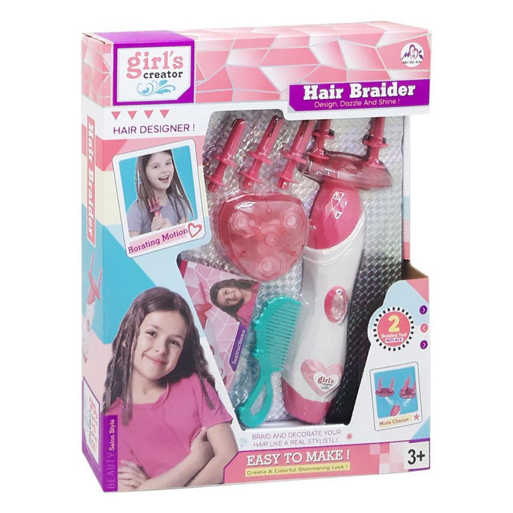 Buy Girls creator 2 in 1 hair braider set | Yallatoys.com