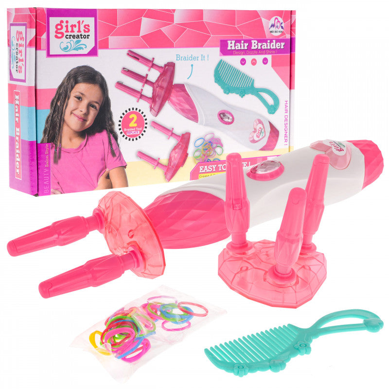 Buy Girls creator 2 in 1 hair braider set | Yallatoys.com