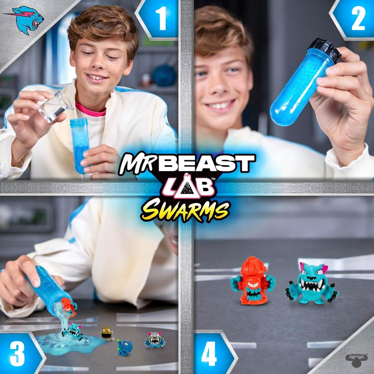 Buy Mr Beast Swarms Lab Mega (Sold Separately Subject to availability) | Yallatoys.com