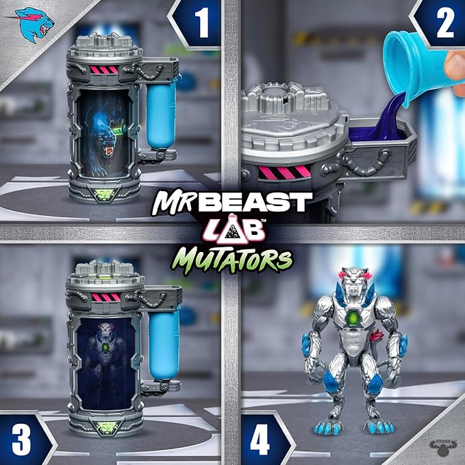 Buy MrBeast Lab Mutators Mutation Chamber Metallic Panther | Yallatoys.com