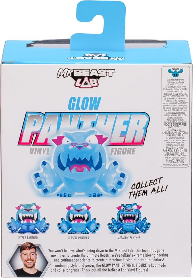 Buy MrBeast Lab Collectible Vinyl Figures Glow Panther | Yallatoys.com
