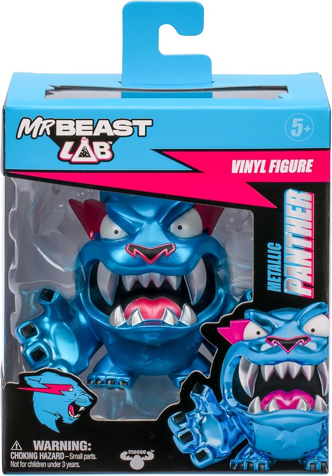 Buy MrBeast Lab Collectible Vinyl Figures Metallic Panther | Yallatoys.com