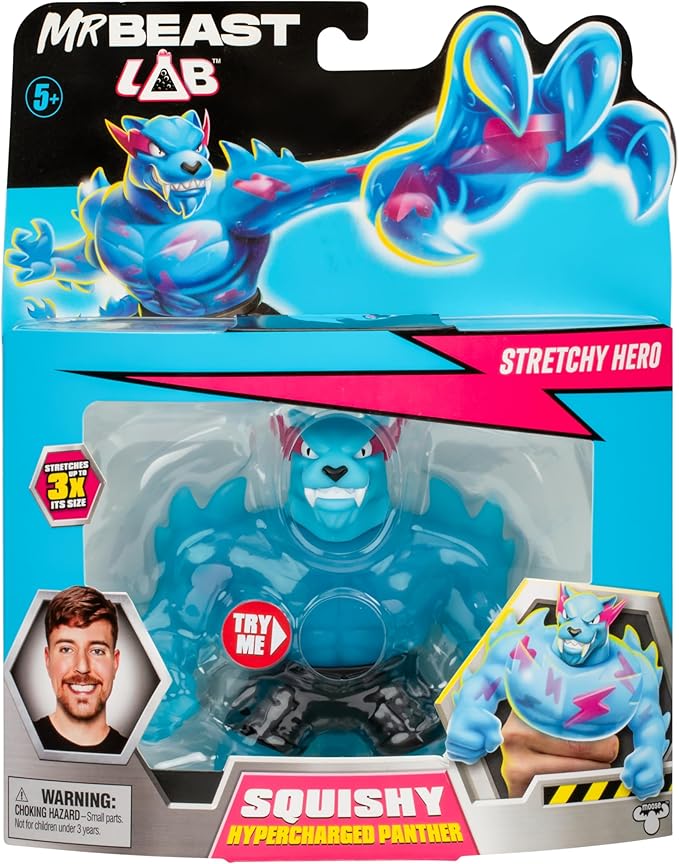 Buy MrBeast Lab W1 Stretchy Hero Hypercharged Panther | Yallatoys.com