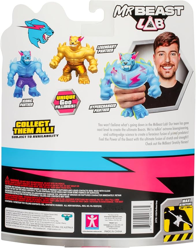 Buy MrBeast Lab W1 Stretchy Hero Hypercharged Panther | Yallatoys.com