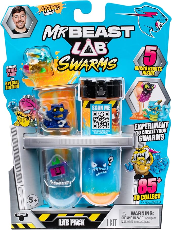 Buy MrBeast Lab Swarms Series 2 Atomic Lab 5 Pack | Yallatoys.com