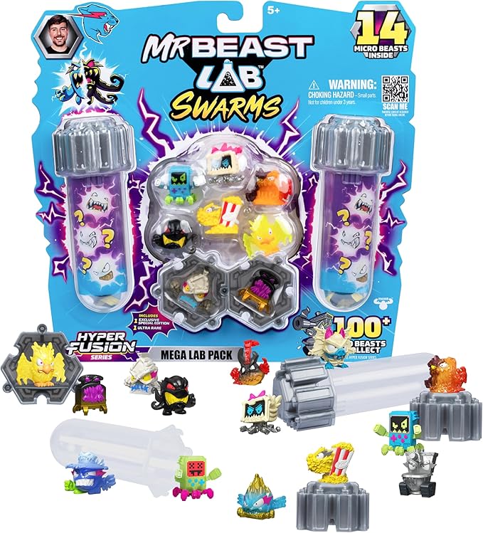 Buy MrBeast Lab Swarms S3 Mega Lab 14PK 24788 (Sold Separately Subjected to Availability) | Yallatoys.com