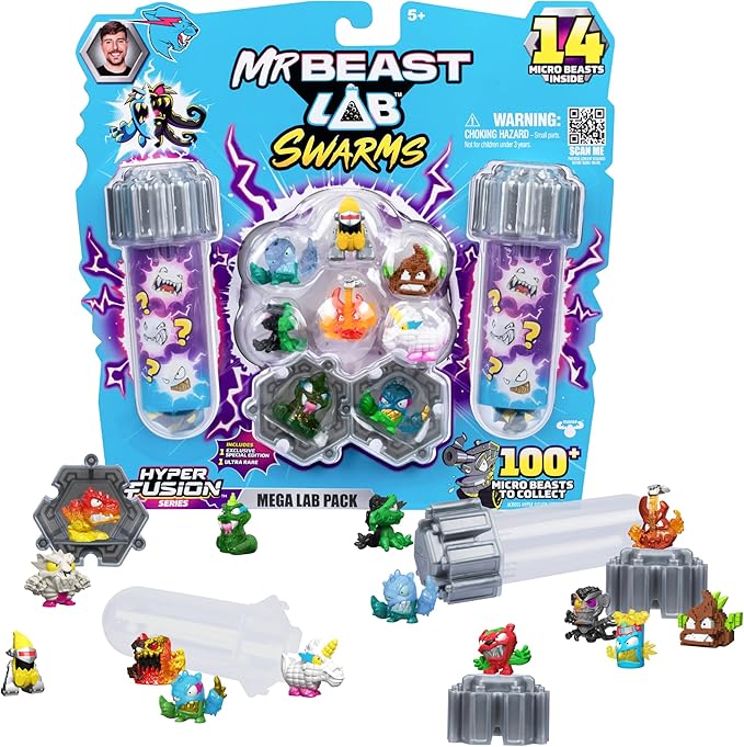 Buy MrBeast Lab Swarms Mega Lab 14 Pack 24789 (Sold Separately Subjected to Availability) | Yallatoys.com