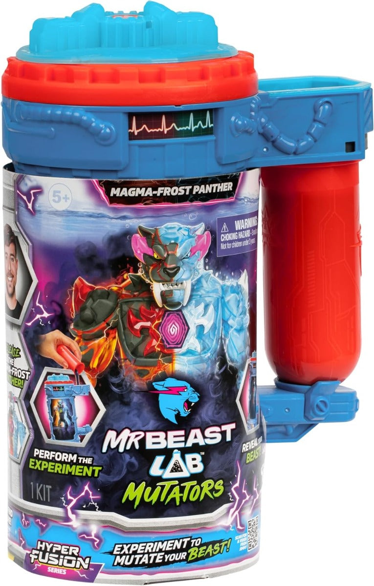 Buy MrBeast Lab Mutators S2 Mutation Chamber Magma Frost Panther Action Figure | Yallatoys.com