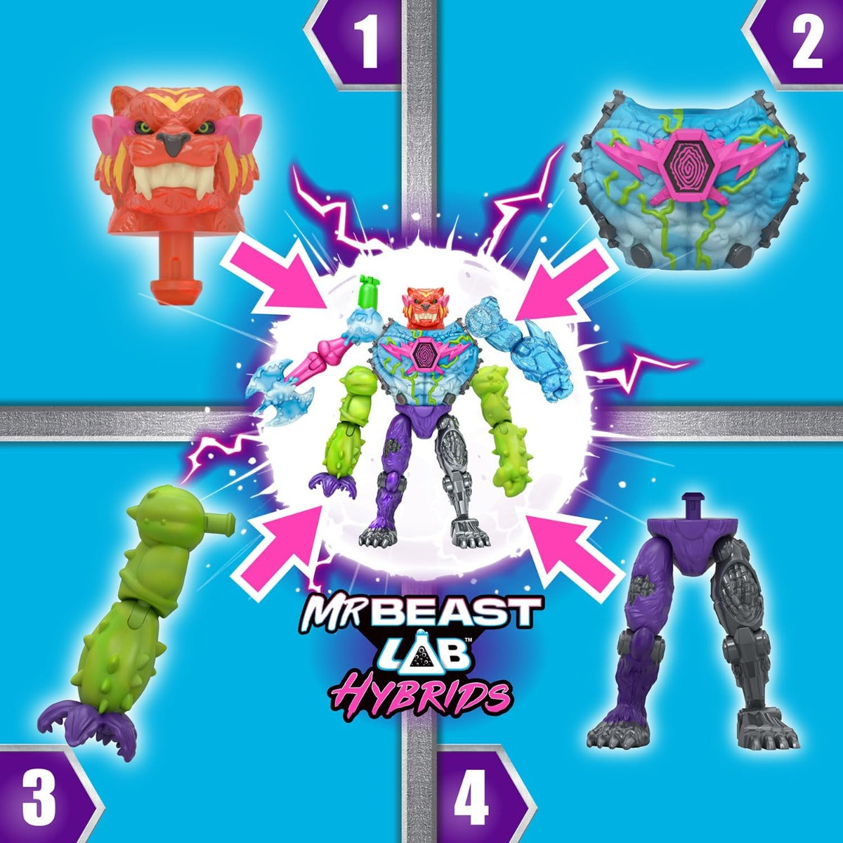 Buy MrBeast Lab Hybrids Mega Pack | Yallatoys.com