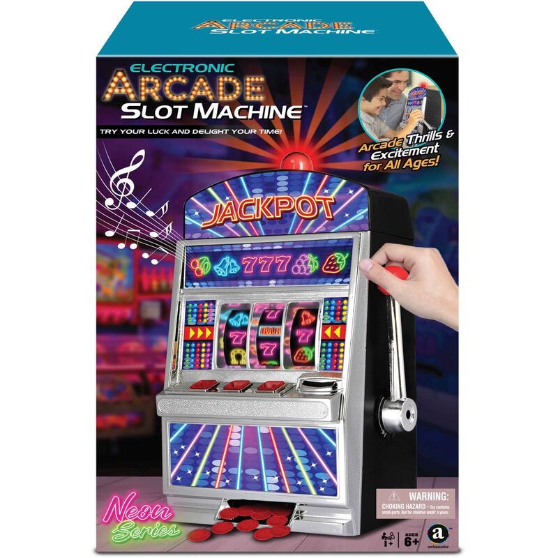 Buy Merchant Ambassador Neon Series Arcade Slot Machine | Yallatoys.com
