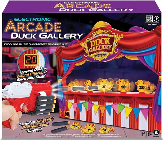 Buy Merchant Ambassador Games Electronic Arcade Duck Shooting Gallery | Yallatoys.com