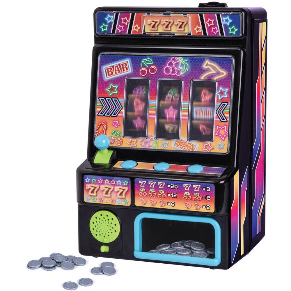 Buy Merchant Ambassador Neon Series Electronic Arcade Slot Machine | Yallatoys.com