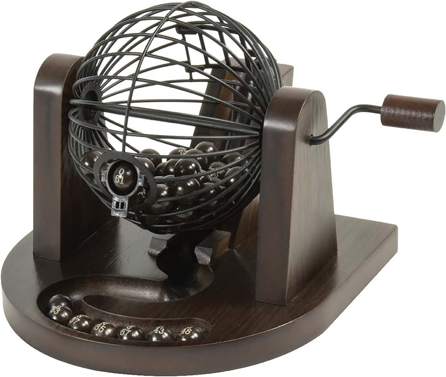 Buy Merchant Ambassador Craftsman Collection Deluxe Bingo Mahogany Wood Finish Hooper | Yallatoys.com