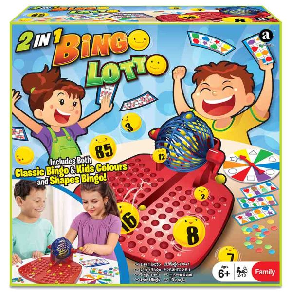 Buy Merchant Ambassador 2 In 1 Bingo & 2 In 1 Bingo Lotto | Yallatoys.com