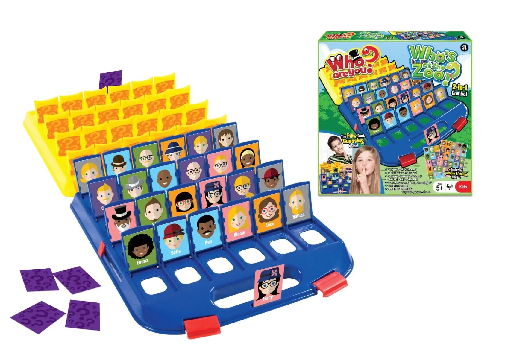 Buy Merchant Ambassador Who Are You & Who's At The Zoo 2 in 1 Combo Game | Yallatoys.com
