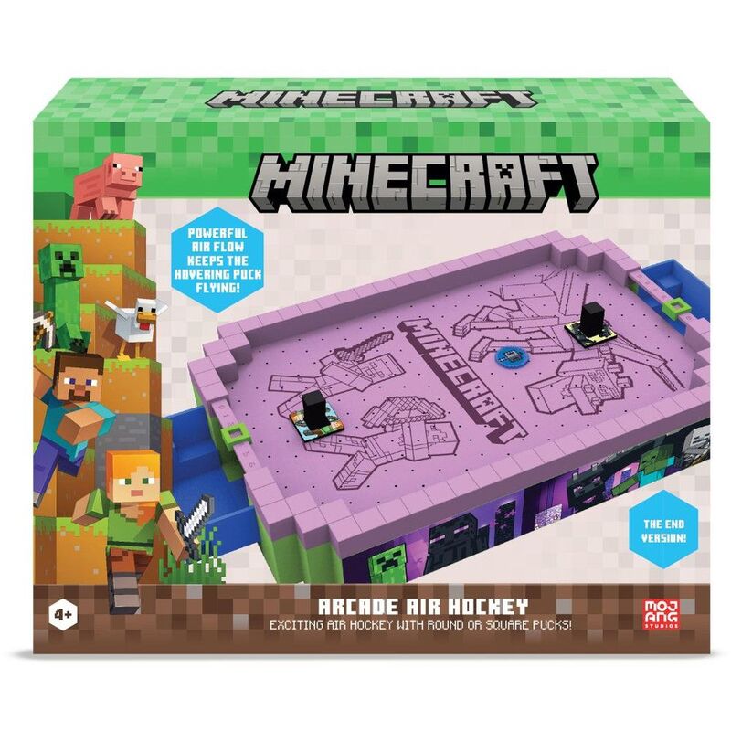 Buy Merchant Ambassador Core Series Minecraft Arcade Air Hockey End | Yallatoys.com