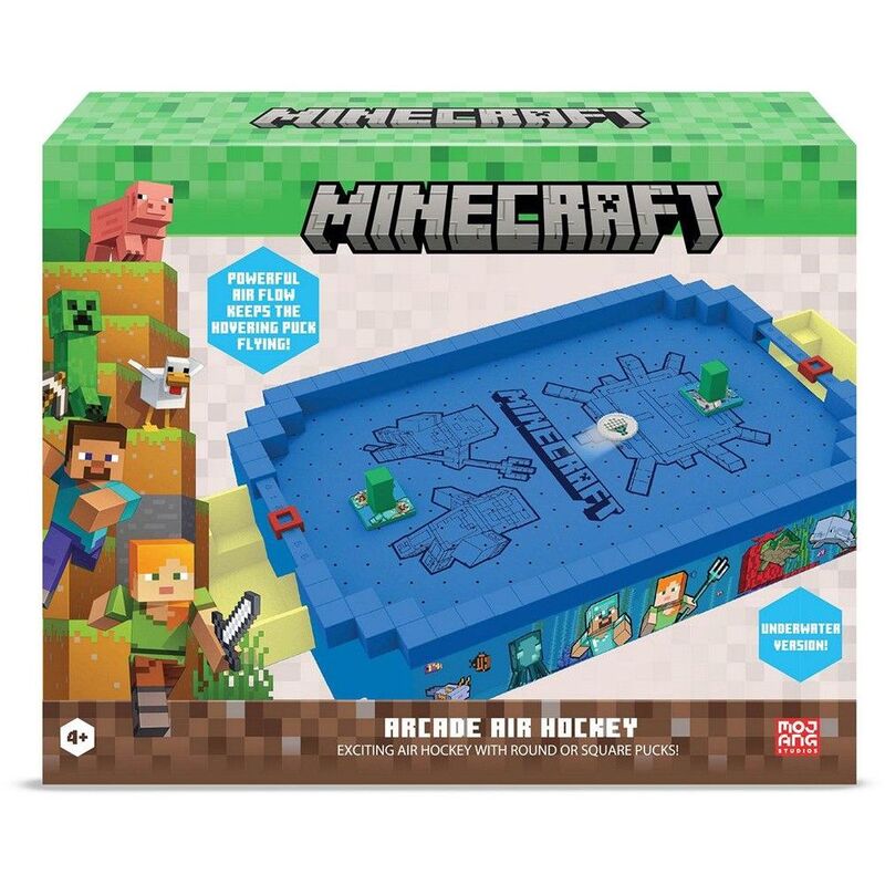 Buy Merchant Ambassador Core Series Minecraft Arcade Air Hockey Underwater | Yallatoys.com