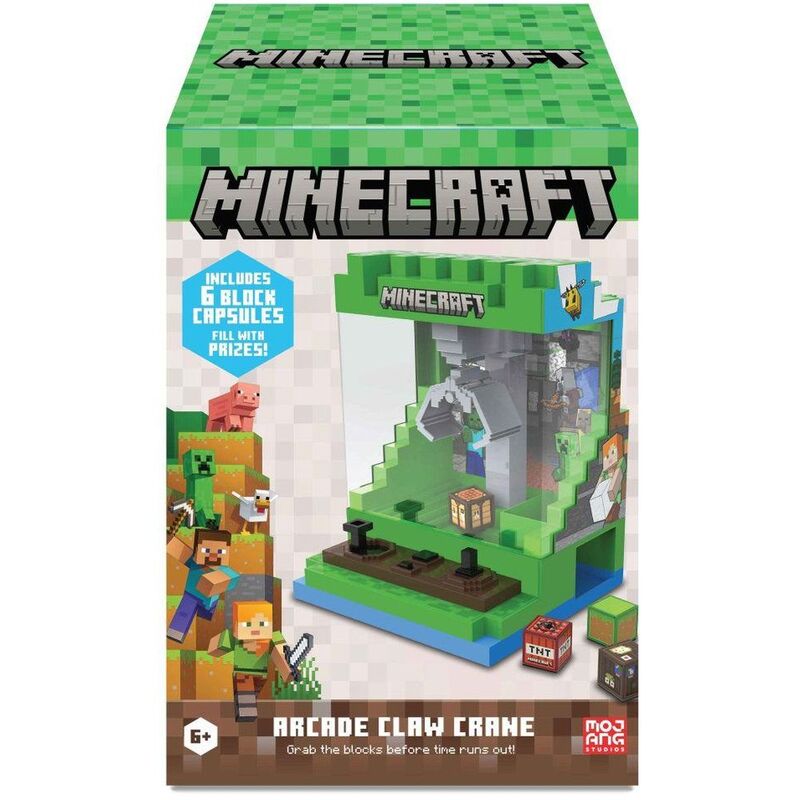 Buy Merchant Ambassador Core Series Minecraft Arcade Claw Crane | Yallatoys.com
