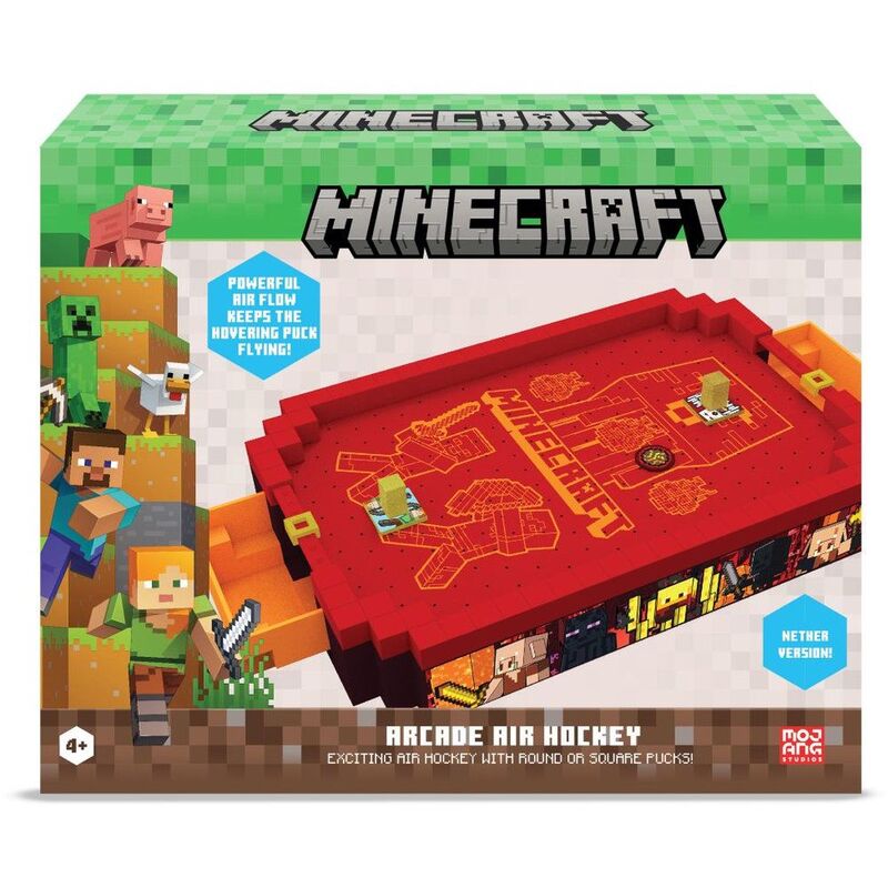 Buy Merchant Ambassador Core Series Minecraft Arcade Air Hockey Nether | Yallatoys.com