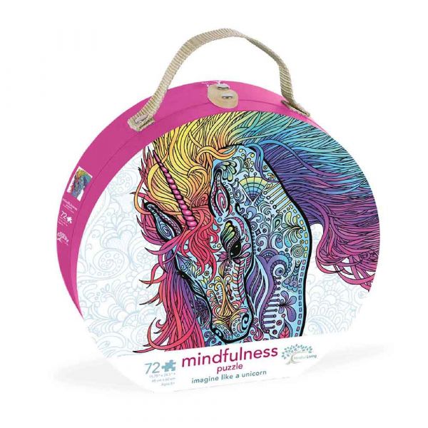 Buy Merchant Ambassador Mindful Living Kids 72pcs Puzzle Brave as a Unicorn | Yallatoys.com