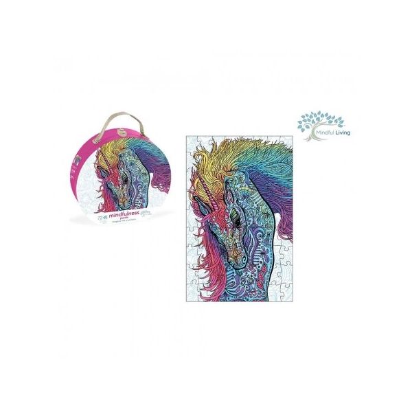 Buy Merchant Ambassador Mindful Living Kids 72pcs Puzzle Brave as a Unicorn | Yallatoys.com