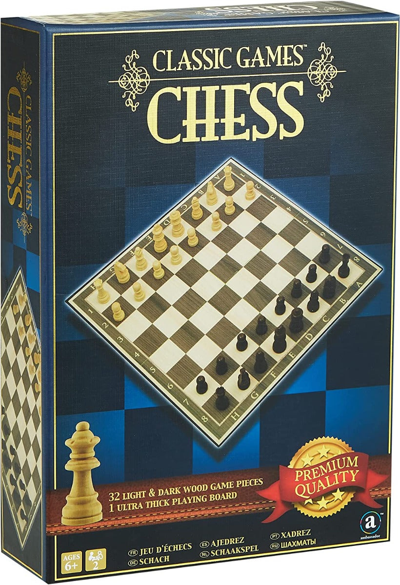 Buy Merchant Ambasador Classic Wood Chess Board Game | Yallatoys.com