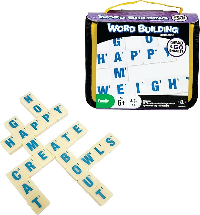 Buy Merchant Ambassador Travel Word Building Challenge Grab & Go Games | Yallatoys.com
