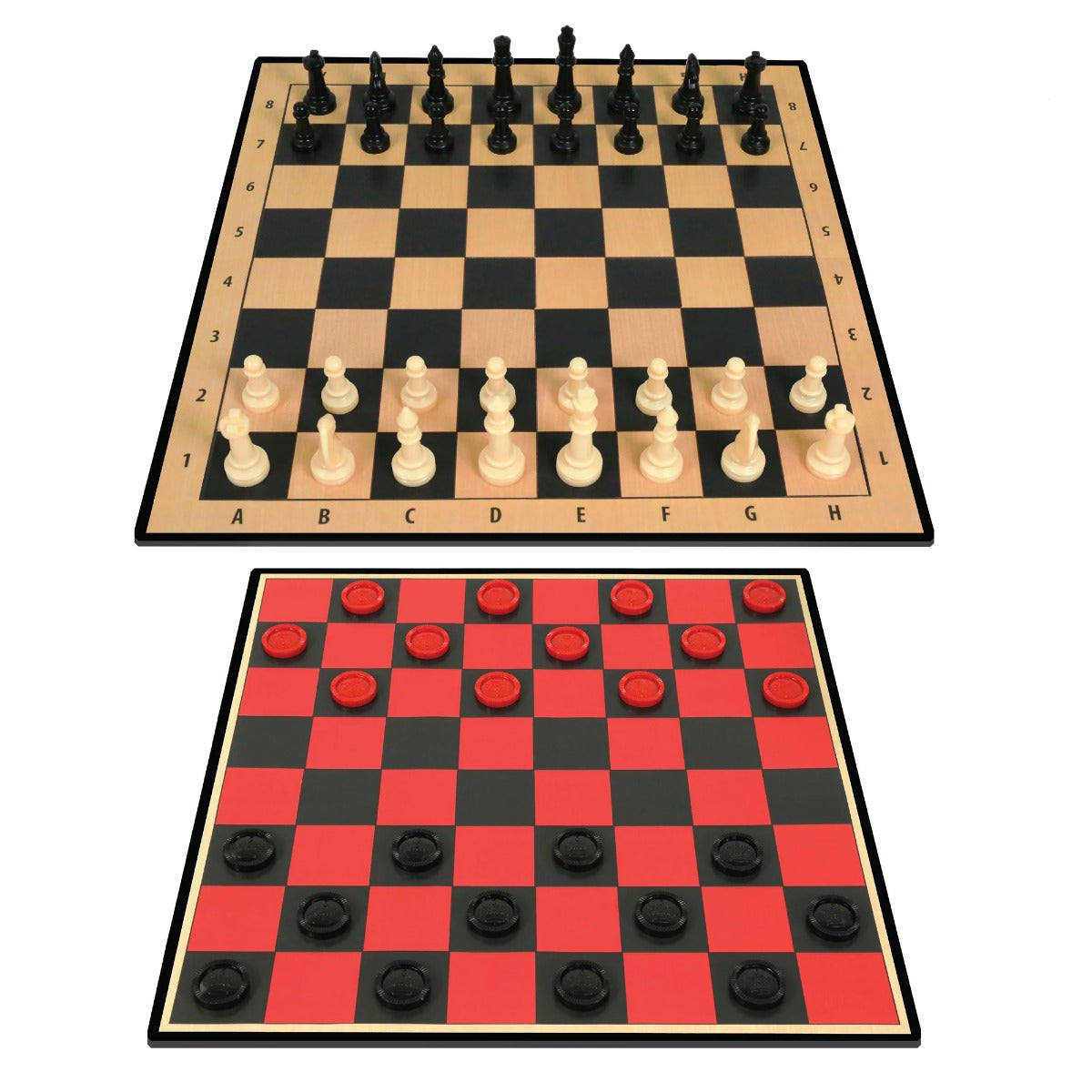 Buy Classic Game 2 in 1 Chess Checkers Basic | Yallatoys.com
