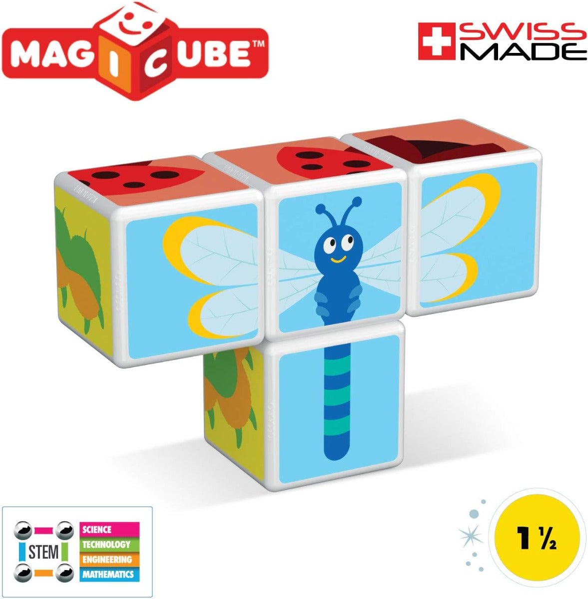 Buy Magicube Printed Insects with Cards 7 pcs | Yallatoys.com